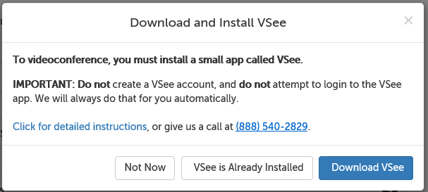 Download and Install VSee Message 